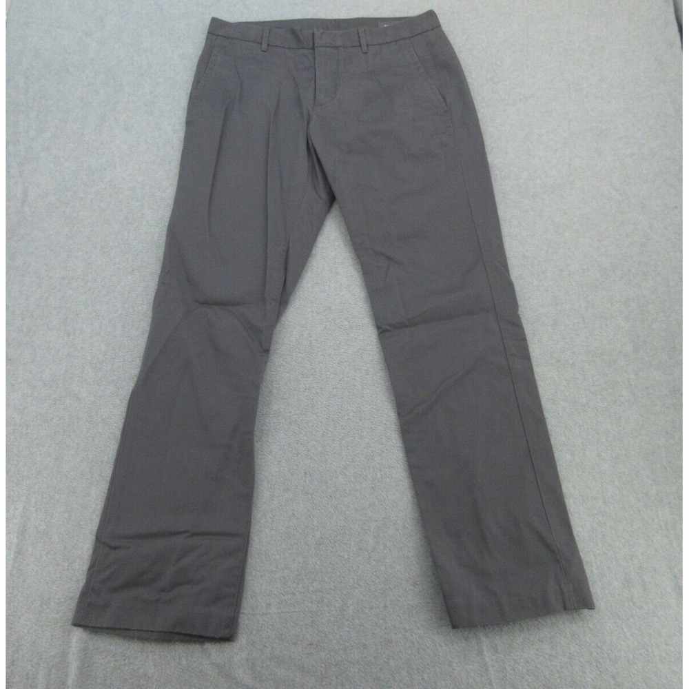 Bonobos Mens Pants Slim Dark Gray Friday Chino Cotton 30/30